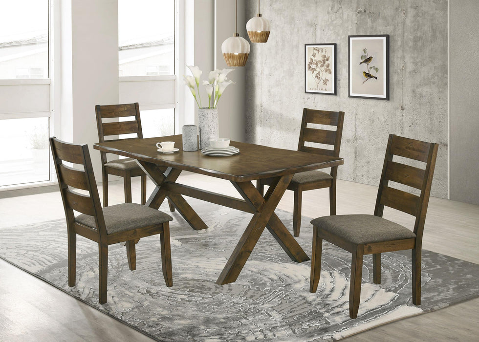 Alston Dining Room Set Knotty Nutmeg and Grey - National Warehouse Furniture (Buffalo, NY)