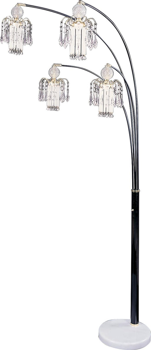 Maisel Floor Lamp with 4 Staggered Shades Black - National Warehouse Furniture (Buffalo, NY)