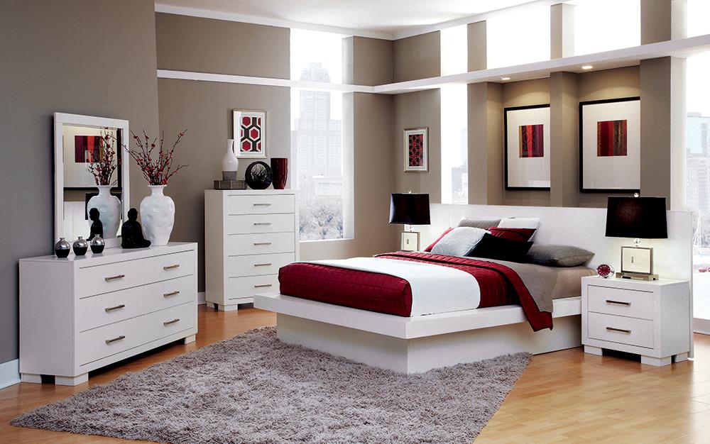 Jessica Minimalistic Platform Bedroom Set - National Warehouse Furniture (Buffalo, NY)