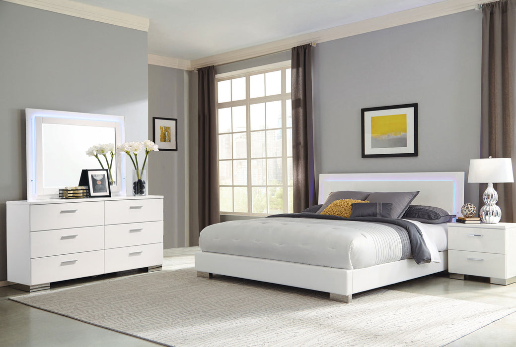 Felicity Bedroom Set White - National Warehouse Furniture (Buffalo, NY)