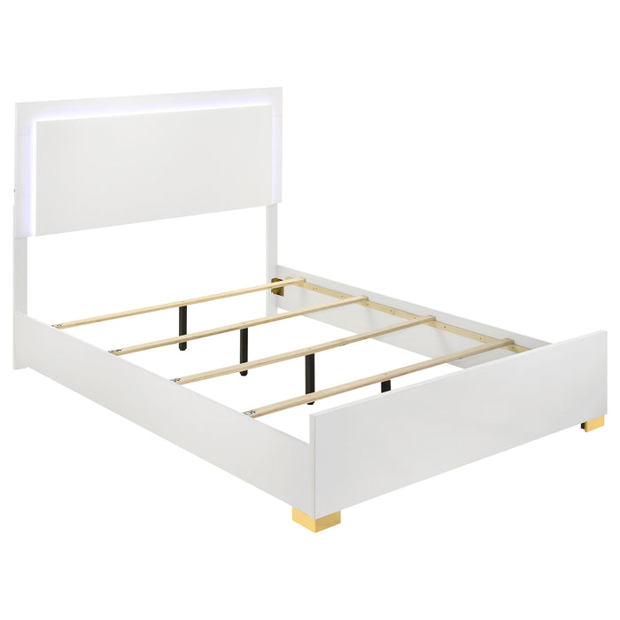 Marceline Beds White & Black Eastren King, Full, Twin, & Queen