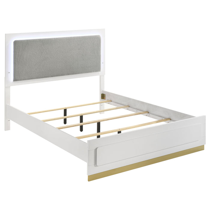 Caraway California King, E.King, & Queen Bed Black & White - National Warehouse Furniture (Buffalo, NY)
