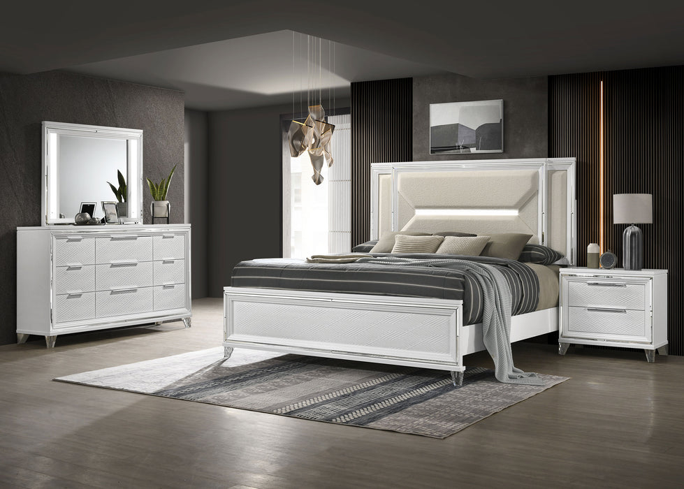 Marmore 4 & 5 Pc E.king, Cal.king, & Queen Bedroom Set - National Warehouse Furniture (Buffalo, NY)