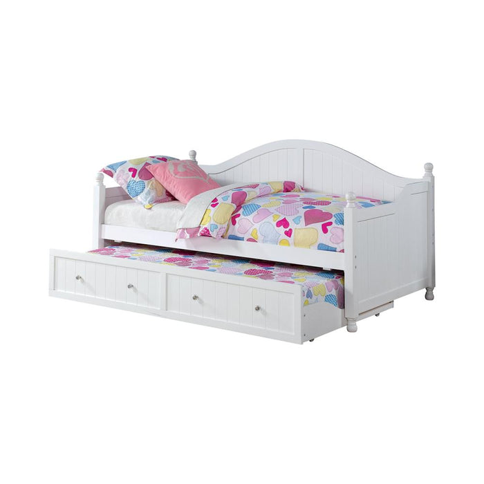 Julie Ann Twin Daybed with Trundle White - National Warehouse Furniture (Buffalo, NY)
