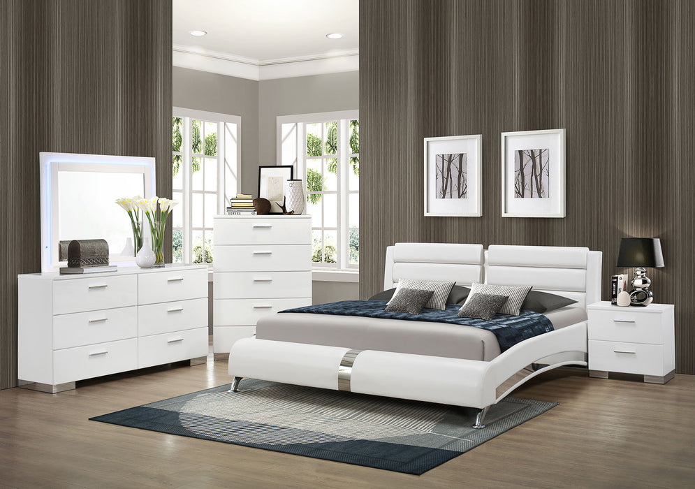 Jeremaine 5 Pc Bedroom Sets White - National Warehouse Furniture (Buffalo, NY)