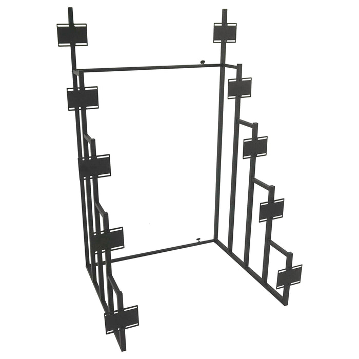 Duarto 5-tier Headboard Display Rack Black - National Warehouse Furniture (Buffalo, NY)