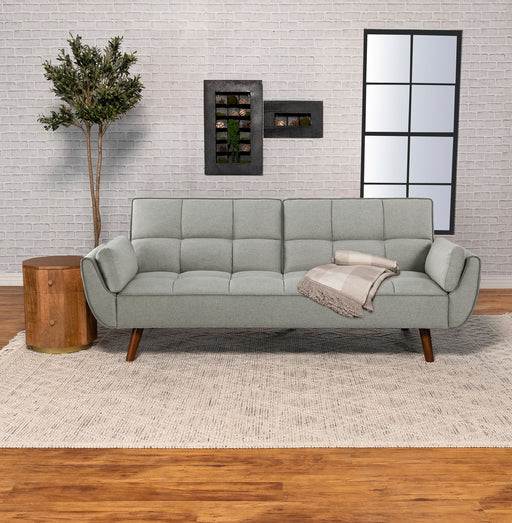 Caufield Upholstered Buscuit Tufted Covertible Sofa Bed Grey - National Warehouse Furniture (Buffalo, NY)