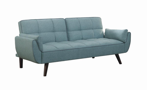 Caufield Biscuit-tufted Sofa Bed Turquoise Blue - National Warehouse Furniture (Buffalo, NY)