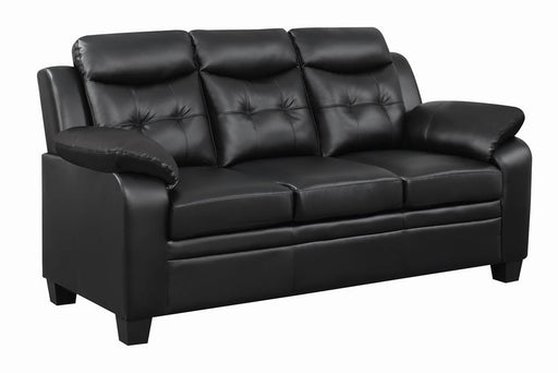 Finley Tufted Upholstered Sofa Black - National Warehouse Furniture (Buffalo, NY)