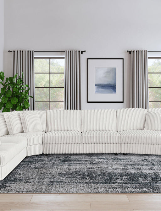Emberson Upholstered Armless Loveseat Ivory - National Warehouse Furniture (Buffalo, NY)