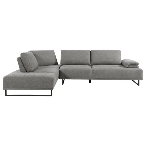 Arden 2-piece Adjustable Back Sectional Taupe - National Warehouse Furniture (Buffalo, NY)