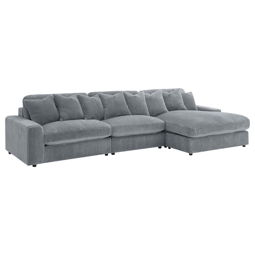 Blaine Upholstered Reversible Chaise Sectional Sofa - National Warehouse Furniture (Buffalo, NY)
