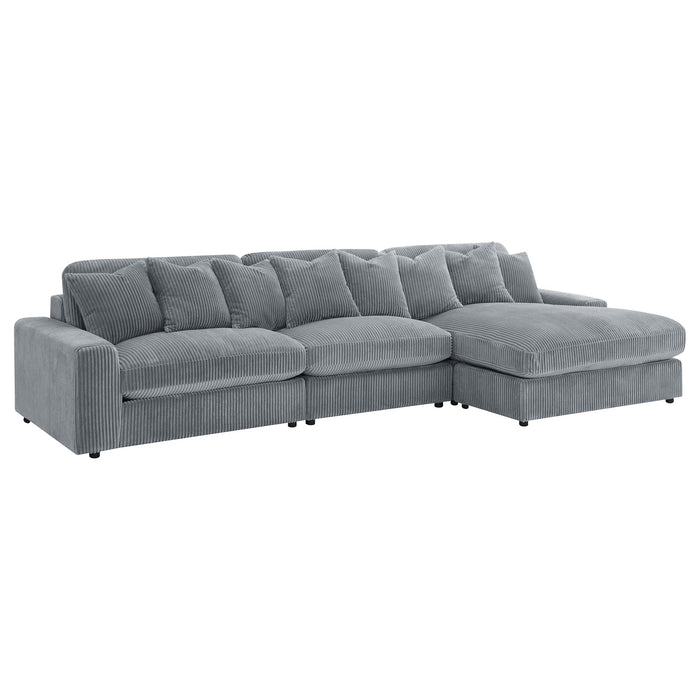 Blaine Upholstered Reversible Chaise Sectional Sofa - National Warehouse Furniture (Buffalo, NY)