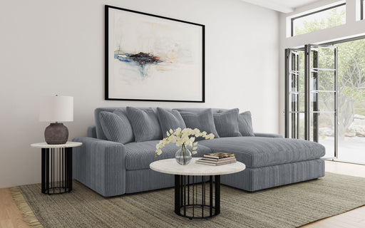 Blaine Upholstered Reversible Sectional Fog - National Warehouse Furniture (Buffalo, NY)