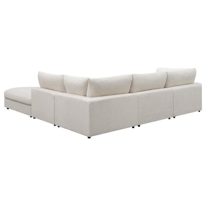 Serene 5-piece Upholstered Modular Sectional Sofa Beige - National Warehouse Furniture (Buffalo, NY)