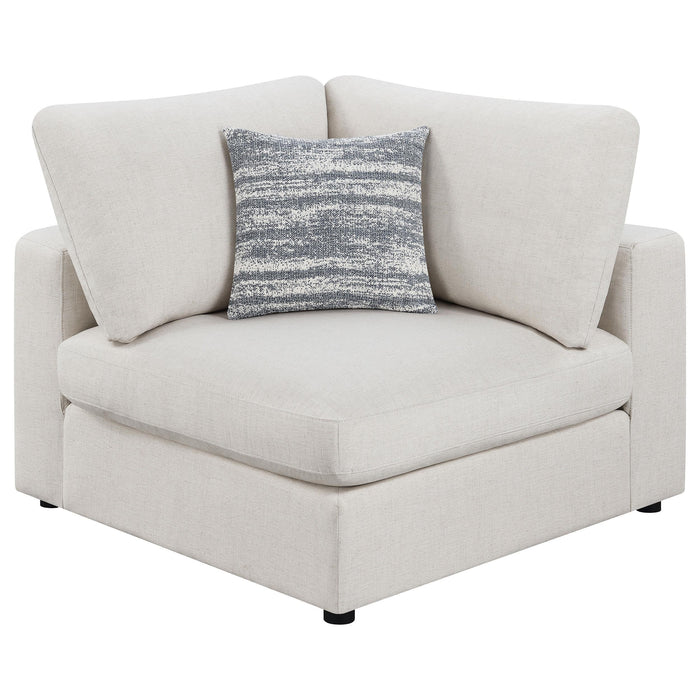 Serene 5-piece Upholstered Modular Sectional Sofa Beige - National Warehouse Furniture (Buffalo, NY)
