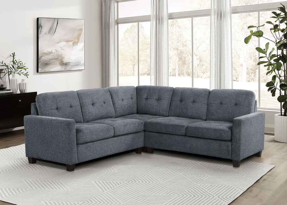 Georgina 5 Pc Stationary Sectionals Grey - National Warehouse Furniture (Buffalo, NY)
