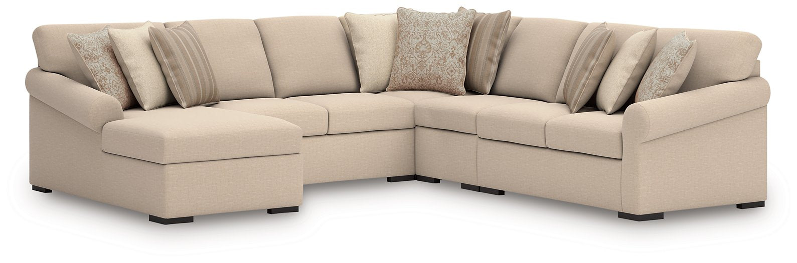 LadyMae Sectional with Chaise - National Warehouse Furniture (Buffalo, NY)
