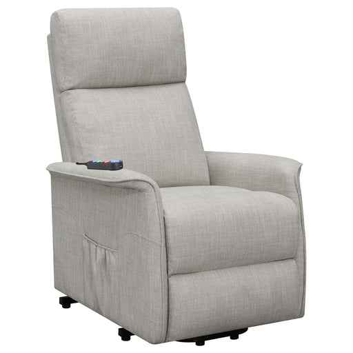 Herrera Power Lift Recliner with Wired Remote Beige - National Warehouse Furniture (Buffalo, NY)