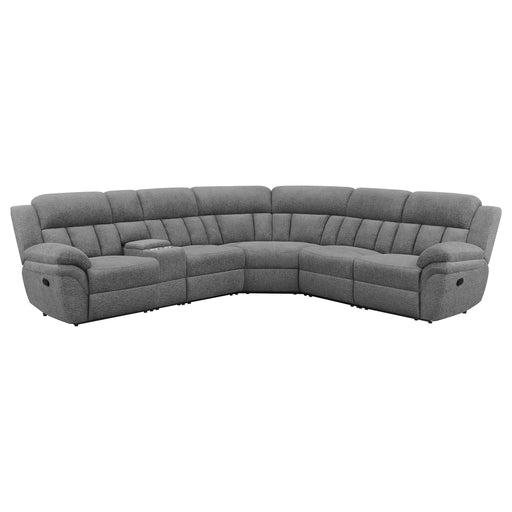 Bahrain 6-piece Upholstered Motion Sectional Charcoal - National Warehouse Furniture (Buffalo, NY)