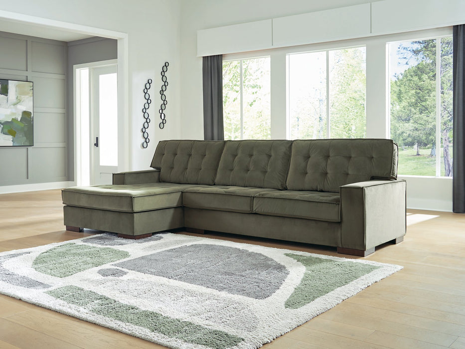 Caspian-Town Sectional with Chaise - National Warehouse Furniture (Buffalo, NY)