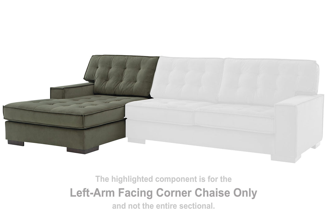 Caspian-Town Sectional with Chaise - National Warehouse Furniture (Buffalo, NY)