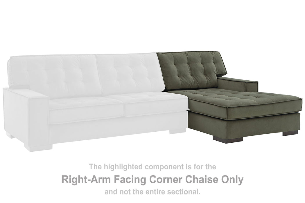 Caspian-Town Sectional with Chaise - National Warehouse Furniture (Buffalo, NY)