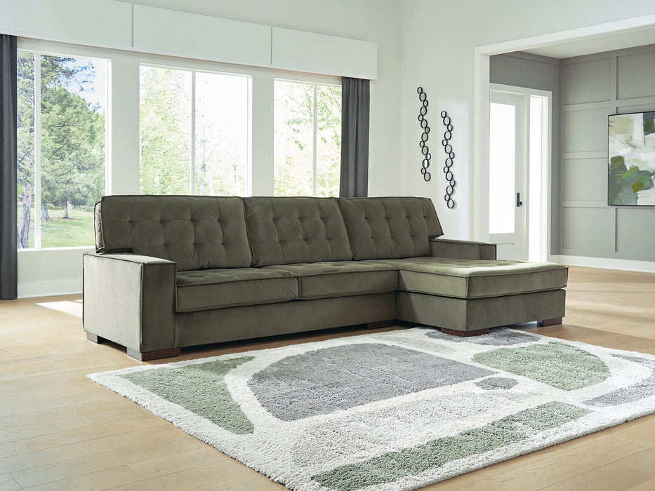 Caspian-Town Sectional with Chaise - National Warehouse Furniture (Buffalo, NY)