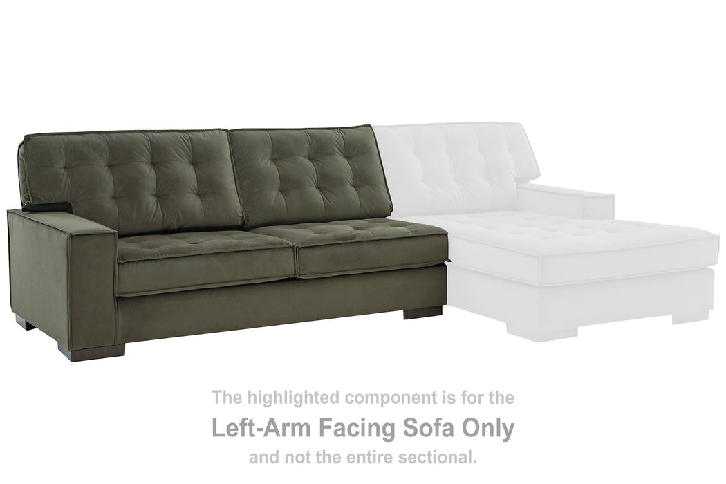 Caspian-Town Sectional with Chaise - National Warehouse Furniture (Buffalo, NY)