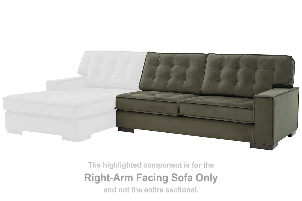 Caspian-Town Sectional with Chaise - National Warehouse Furniture (Buffalo, NY)