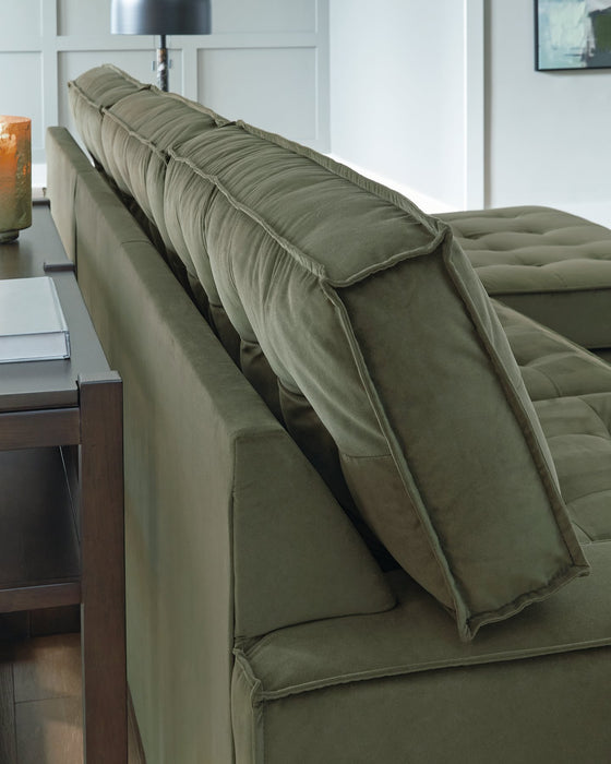 Caspian-Town Sectional with Chaise - National Warehouse Furniture (Buffalo, NY)