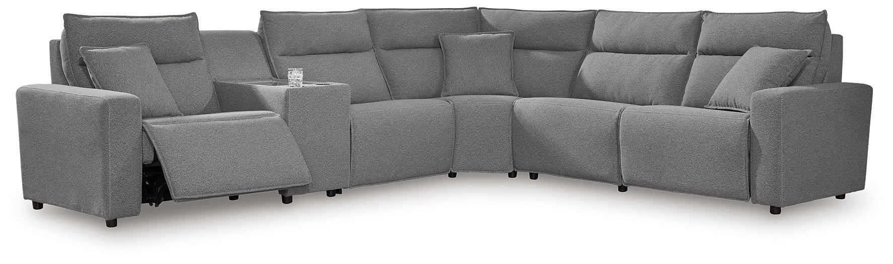 Modmax Reclining Sectional with Console - National Warehouse Furniture (Buffalo, NY)