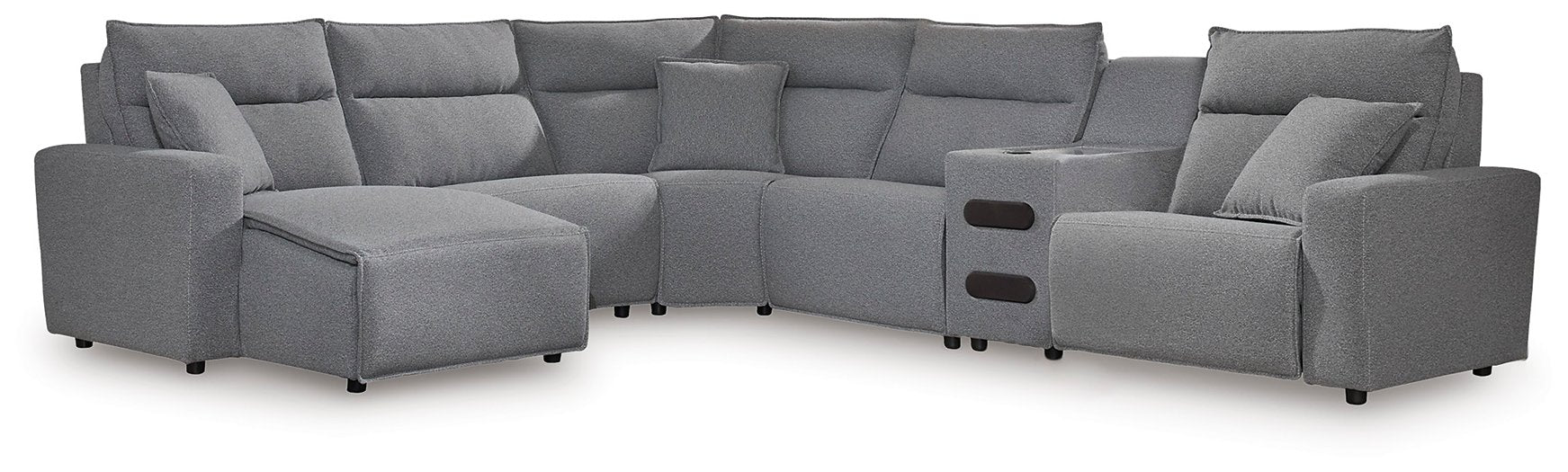 ModMax II Reclining Sectional with Chaise and Audio Console - National Warehouse Furniture (Buffalo, NY)
