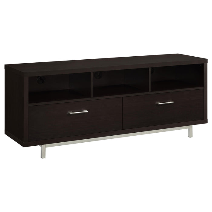 Casey 2-drawer Rectangular TV Console Cappuccino - National Warehouse Furniture (Buffalo, NY)