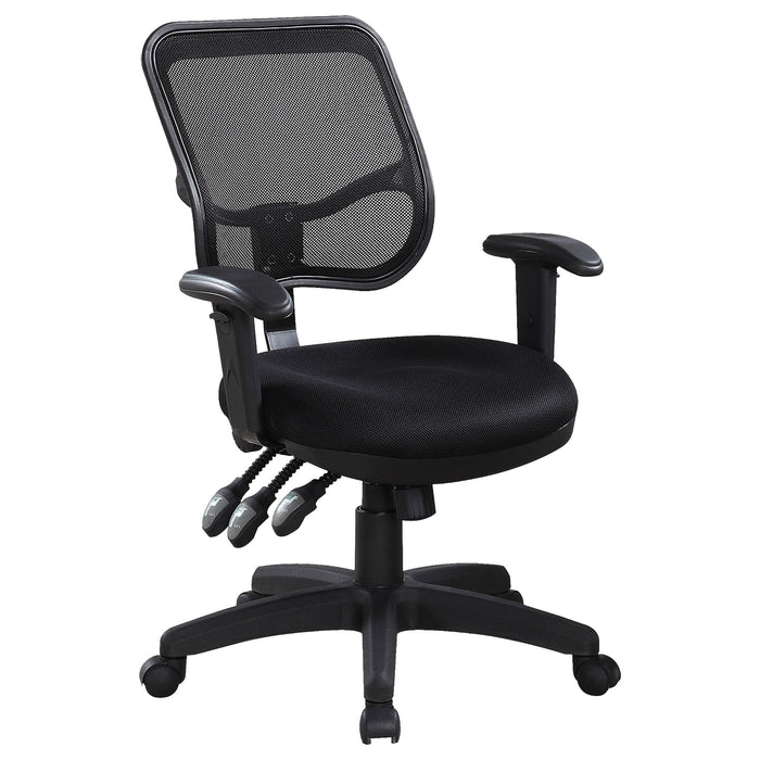Rollo Adjustable Height Office Chair Black - National Warehouse Furniture (Buffalo, NY)