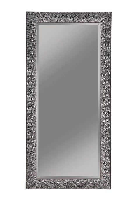 Rollins Rectangular Floor Mirror Black - National Warehouse Furniture (Buffalo, NY)