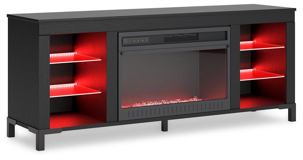 Cayberry 60" TV Stand with Electric Fireplace - National Warehouse Furniture (Buffalo, NY)