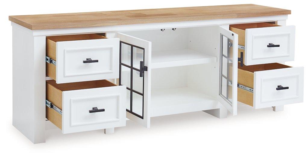 Ashbryn 74" TV Stand - National Warehouse Furniture (Buffalo, NY)