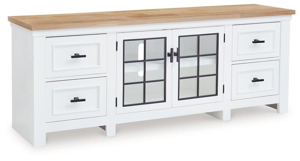 Ashbryn 74" TV Stand - National Warehouse Furniture (Buffalo, NY)