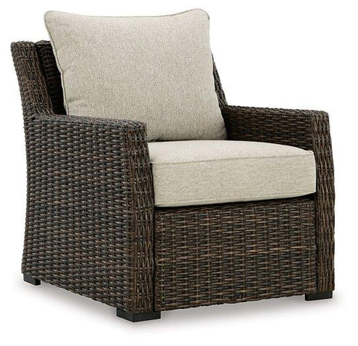 Brook Ranch Outdoor Lounge Chair with Cushion - National Warehouse Furniture (Buffalo, NY)