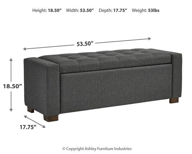 Cortwell Storage Bench - National Warehouse Furniture (Buffalo, NY)