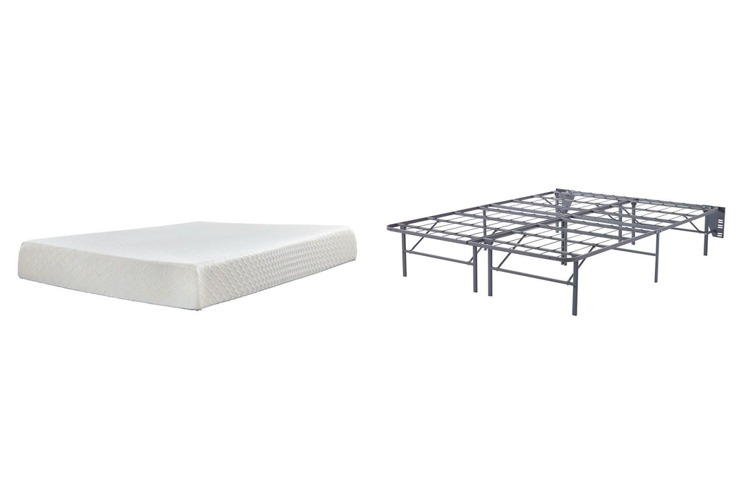 10 Inch Chime Memory Foam Mattress Set - National Warehouse Furniture (Buffalo, NY)