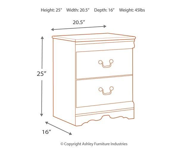 Anarasia Nightstand - National Warehouse Furniture (Buffalo, NY)