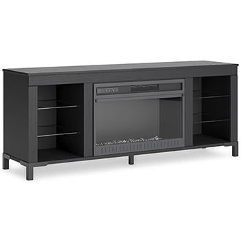 Cayberry 60" TV Stand with Electric Fireplace - National Warehouse Furniture (Buffalo, NY)