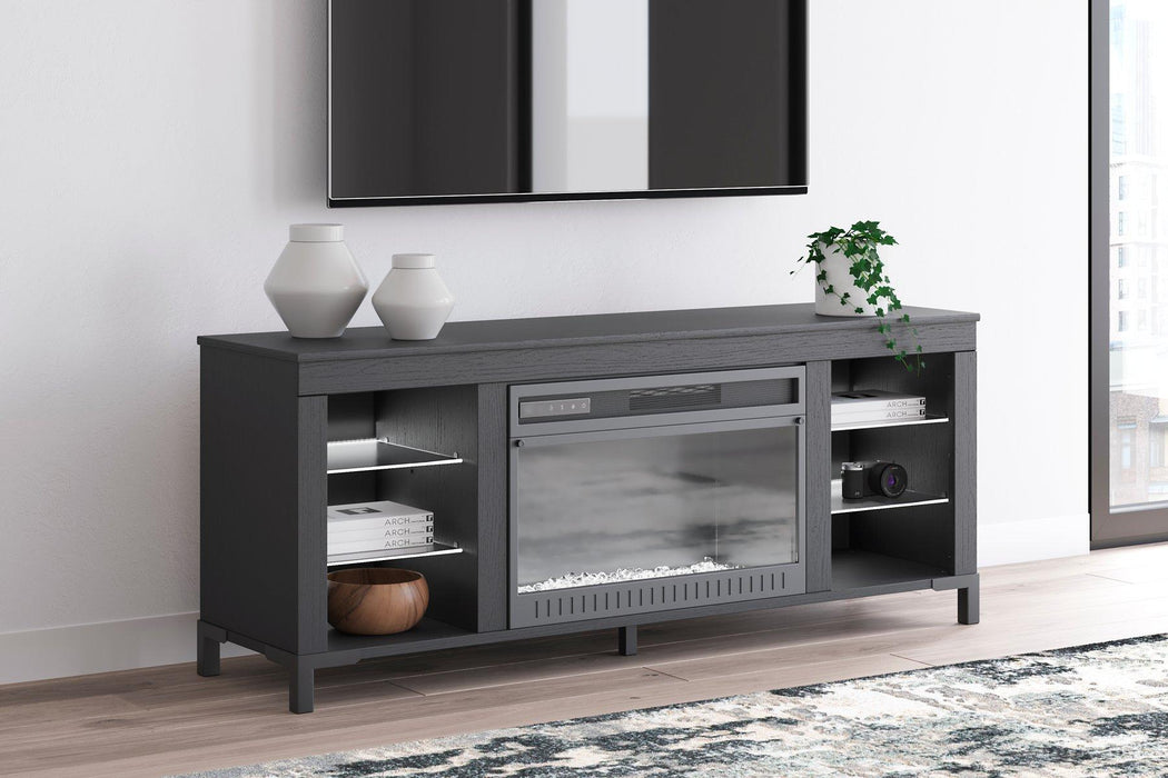 Cayberry 60" TV Stand with Electric Fireplace - National Warehouse Furniture (Buffalo, NY)