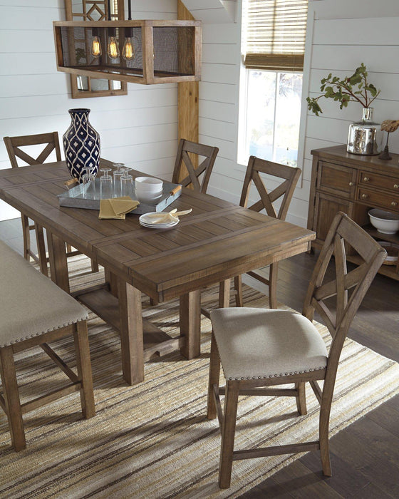 Moriville Counter Height Dining Set - National Warehouse Furniture (Buffalo, NY)