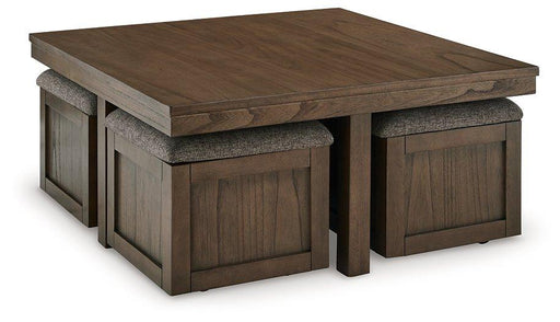 Boardernest Coffee Table with 4 Stools - National Warehouse Furniture (Buffalo, NY)