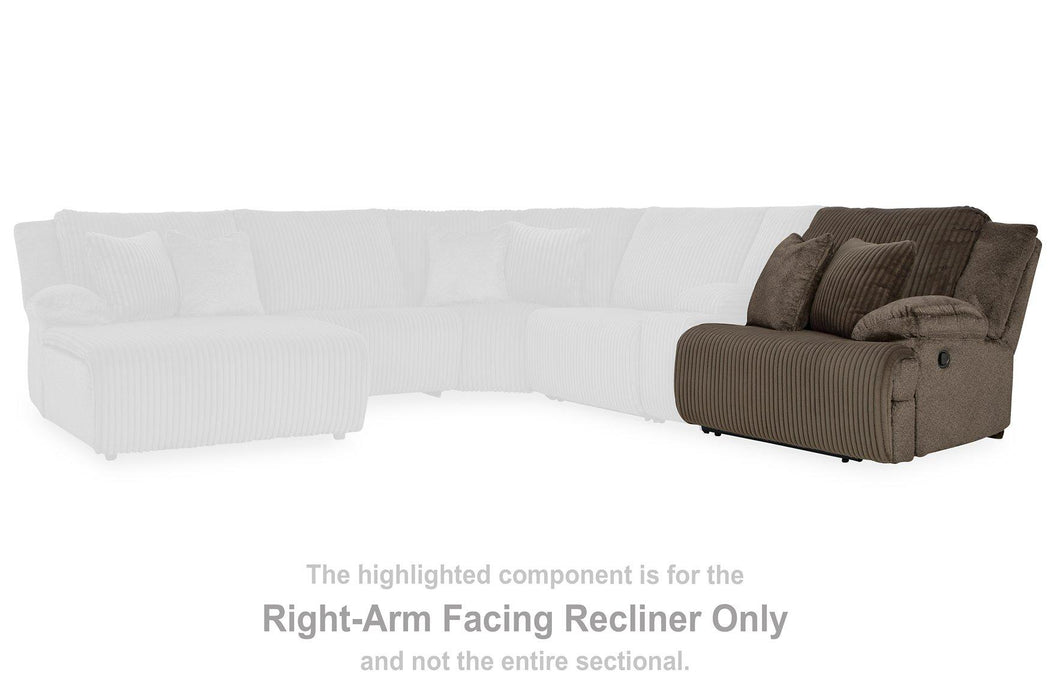 Top Tier Reclining Sectional with Chaise - National Warehouse Furniture (Buffalo, NY)