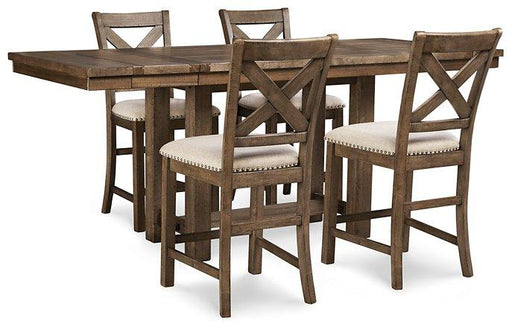 Moriville Counter Height Dining Set - National Warehouse Furniture (Buffalo, NY)