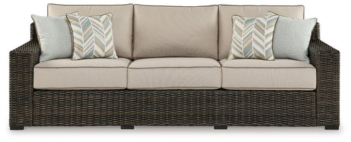 Coastline Bay Outdoor Sofa with Cushion - National Warehouse Furniture (Buffalo, NY)